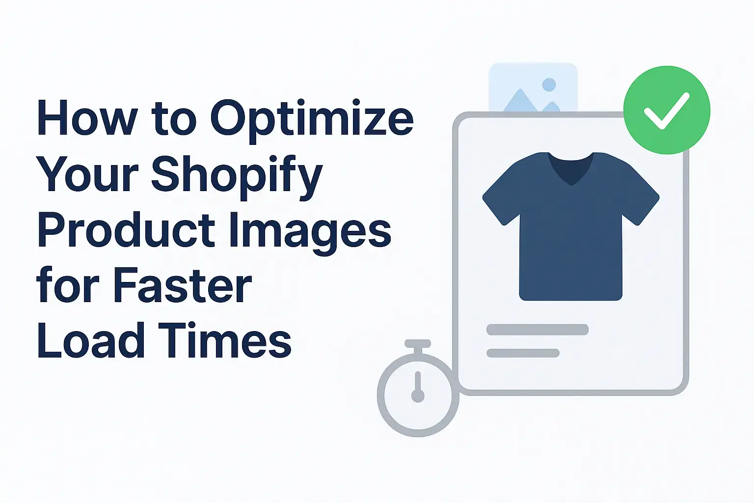 How to Optimize Your Shopify Product Images for Faster Load Times